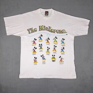Vintage 90s Mickey Unlimited Mickerena T-Shirt XL Made in USA Jerry Leigh Disney